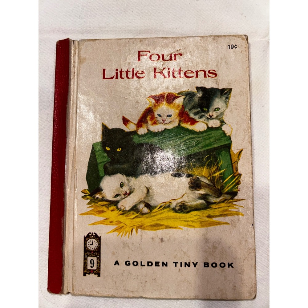 Vintage Four Little Kittens Golden Tiny Book Kathleen N Daly Adriana M Saviozzi